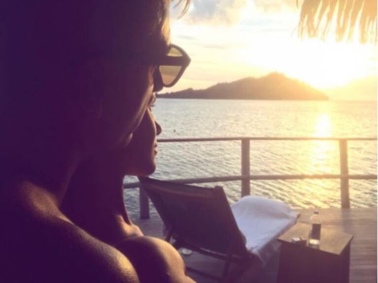 Las paradisíacas vacaciones de Maxi López y su novia modelo en Fiji... ¿con palito de la sueca a Wanda?: "Foto sin retoques"
