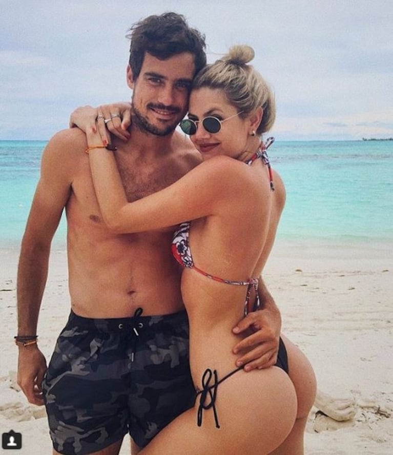 Las paradisíacas vacaciones de Stephanie Demner y Guido Pella en las Bahamas: "Que todo esto no termine nunca"