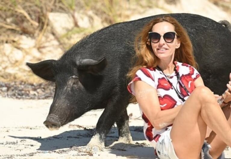 Las paradisíacas y exóticas vacaciones de Vero Lozano y Analía Franchín junto a sus hijos: "Naturaleza"