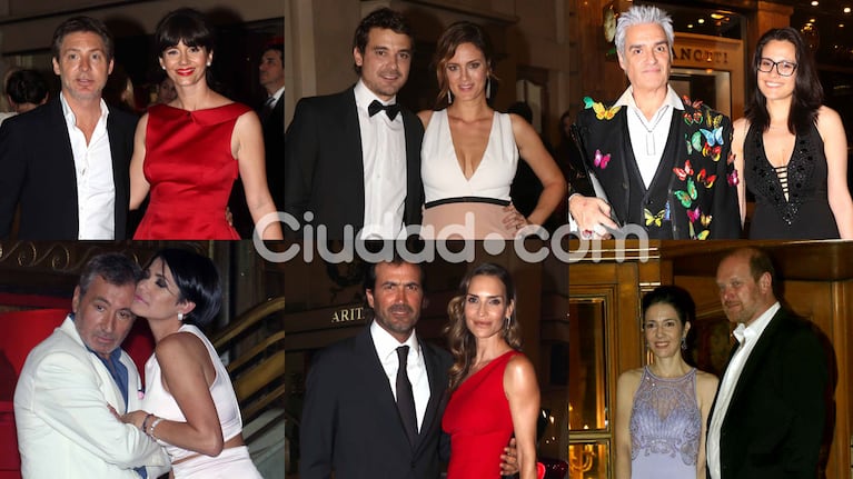 Las parejitas más top en la súper fiesta de revista Gente (Fotos: Movilpres-Ciudad.com). 