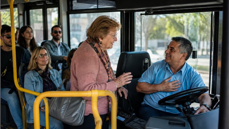Las personas que saludan al colectivero tienen una sensibilidad especial