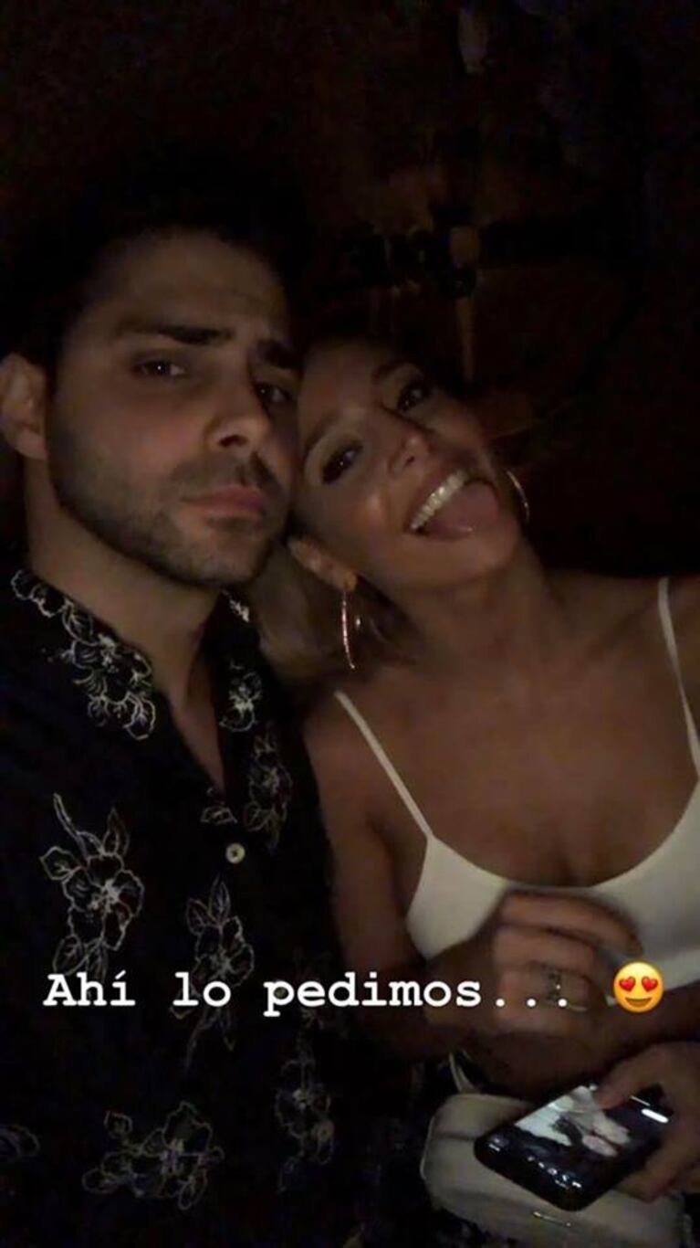Las pícaras fotos de Sol Pérez con Grego Rossello: ¡dándose un beso y tomando vino!