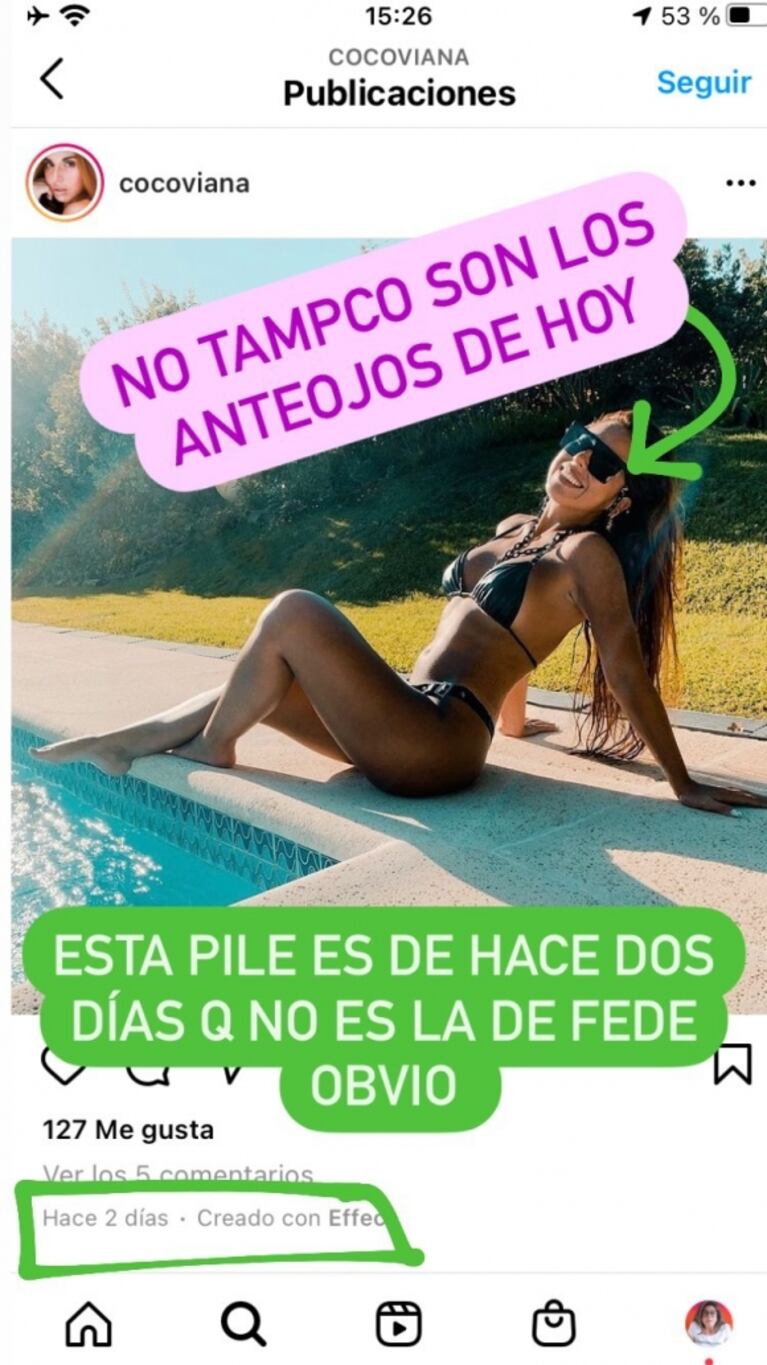 Las pistas del nuevo romance de Fede Bal: las fotos en su famosa "pileta hirviendo"