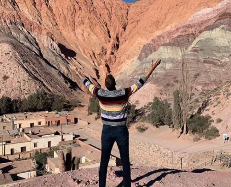 Las postales de la romántica escapada de Jujuy Jiménez y Del Potro a Jujuy: "Me llevo guardado todo el amor"