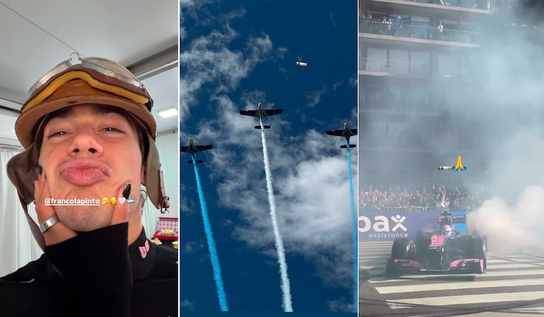 Las postales de Maia Reficco del gran día de Franco Colapinto en Buenos Aires (Fotos: Instagram @maiareficco)
