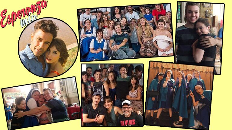 Las postales del final de grabaciones de Esperanza mía (Fotos: Instagram y Twitter). 