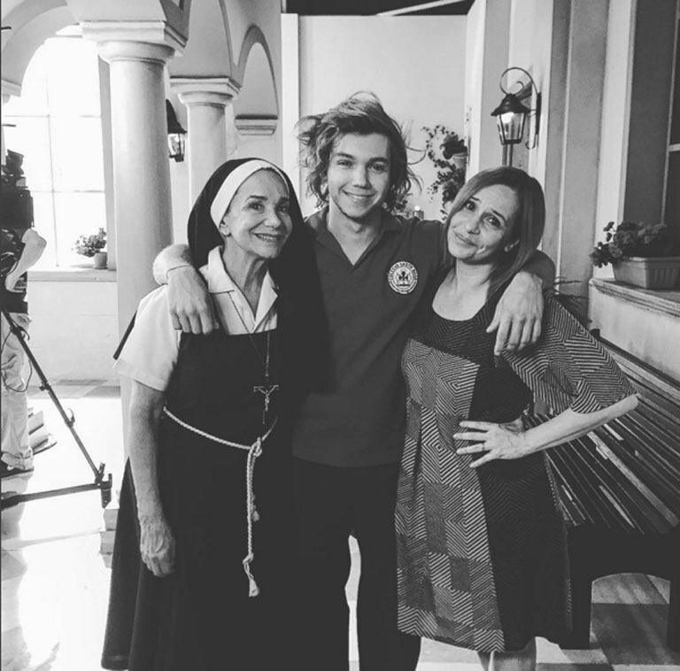 Las postales del final de grabaciones de Esperanza mía (Fotos: Instagram y Twitter). 