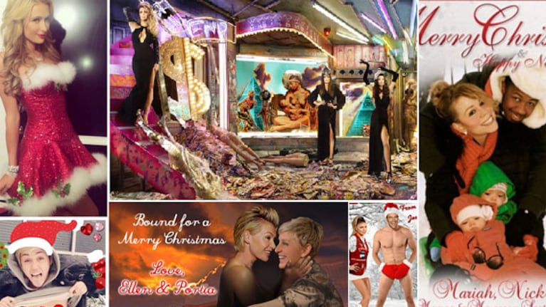 Las postales navideñas de los famosos de Hollywood. (Foto: Web)