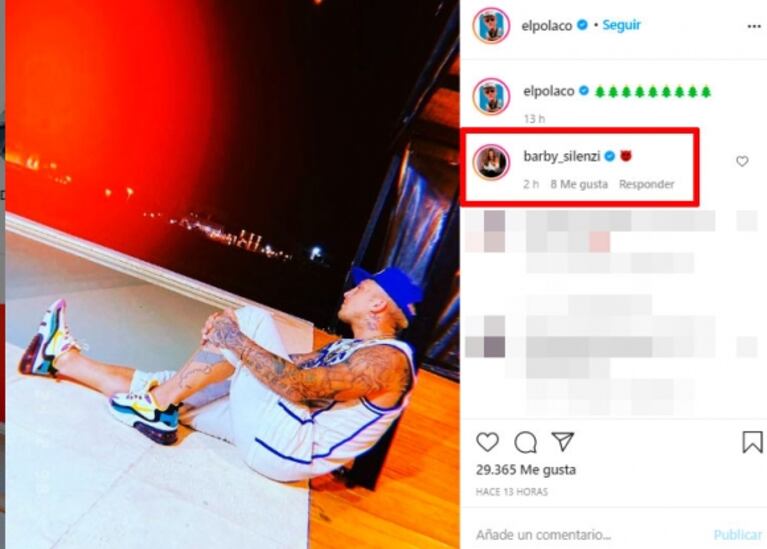Las postales navideñas del Polaco y Barby Silenzi tras su reconciliación ¡y el llamativo emoji de un diablito!