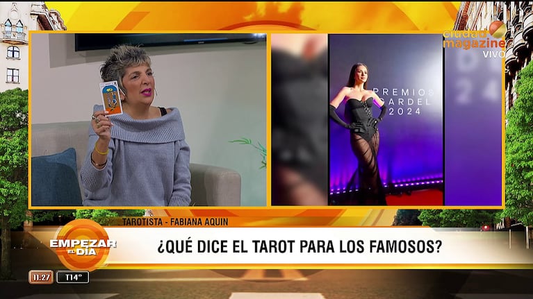 Las predicciones del tarot de la China Suárez y Lauty Gram.