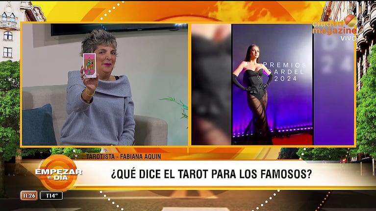 Las predicciones del tarot de la China Suárez y Marcos Ginocchio.