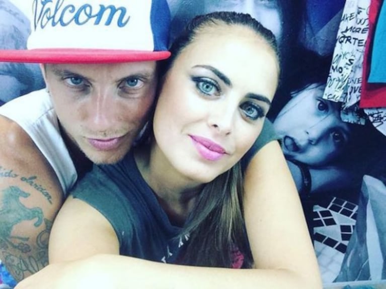 Las primeras fotos de El Polaco y Silvina Luna, juntos y enamorados en Instagram 