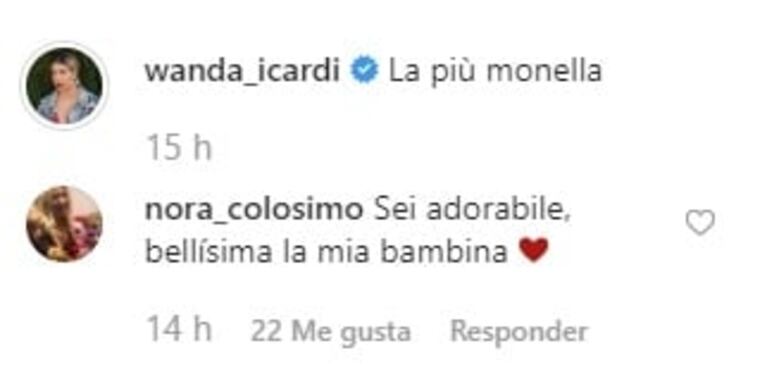 Las primeras fotos de Francesca, la hija de Wanda Nara, en su debut como modelo: "La más malcriada"