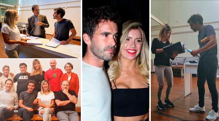 Las primeras fotos de Laurita Fernández y Nicolás Cabré ensayando juntos Departamento de soltero