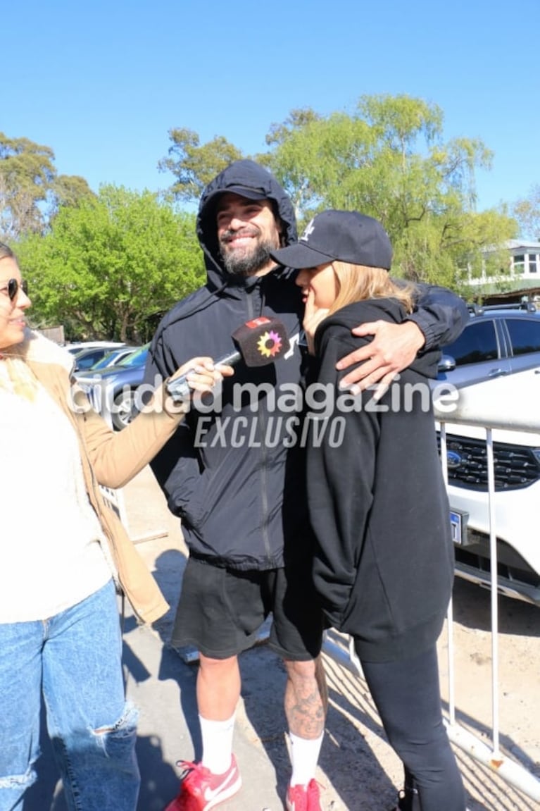 Las primeras fotos de Luciano Castro y Flor Vigna juntos: mimos y mucho amor de la pareja más buscada 