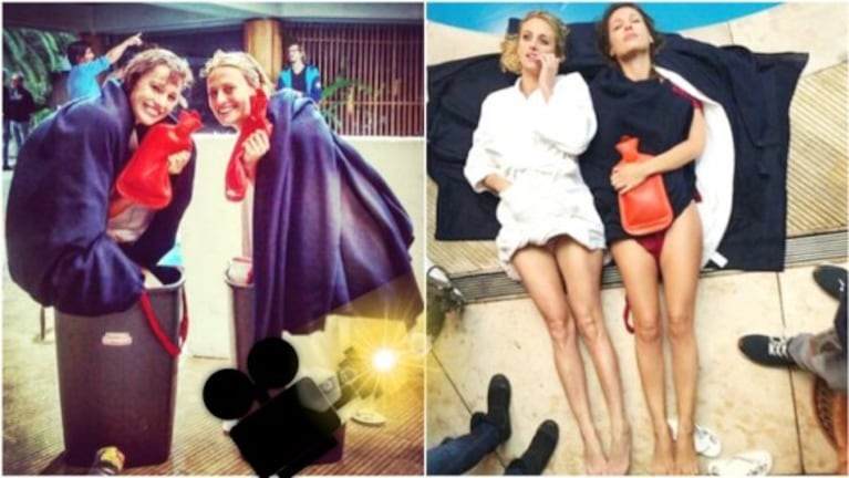 Las primeras fotos de Pampita y Mónica Antonópulos en el backstage de Desearás... al hombre de tu hermana (Fotos: Instagram e Instagram Stories)
