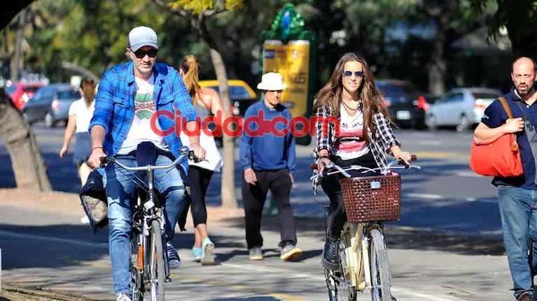 Las primeras fotos del romance de Andy Kusnetzoff y Florencia Suárez. (Foto: agencia PC3)