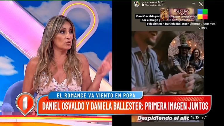 Las primeras imágenes de Daniel Osvaldo y Daniela Ballester, enamorados en una fiesta: el video