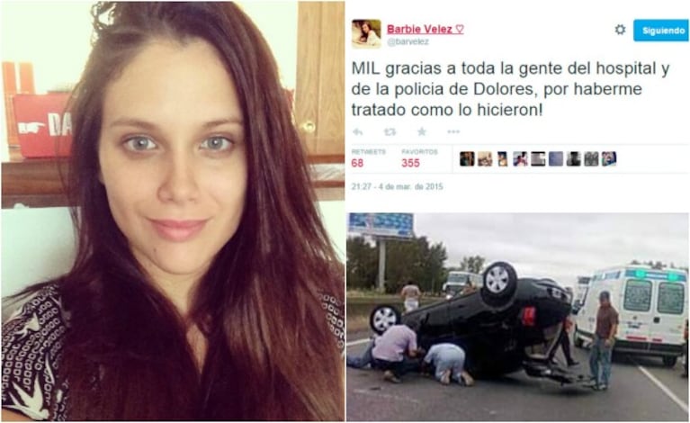 Las primeras palabras de Barbie Vélez en Twitter. (Foto: Web)