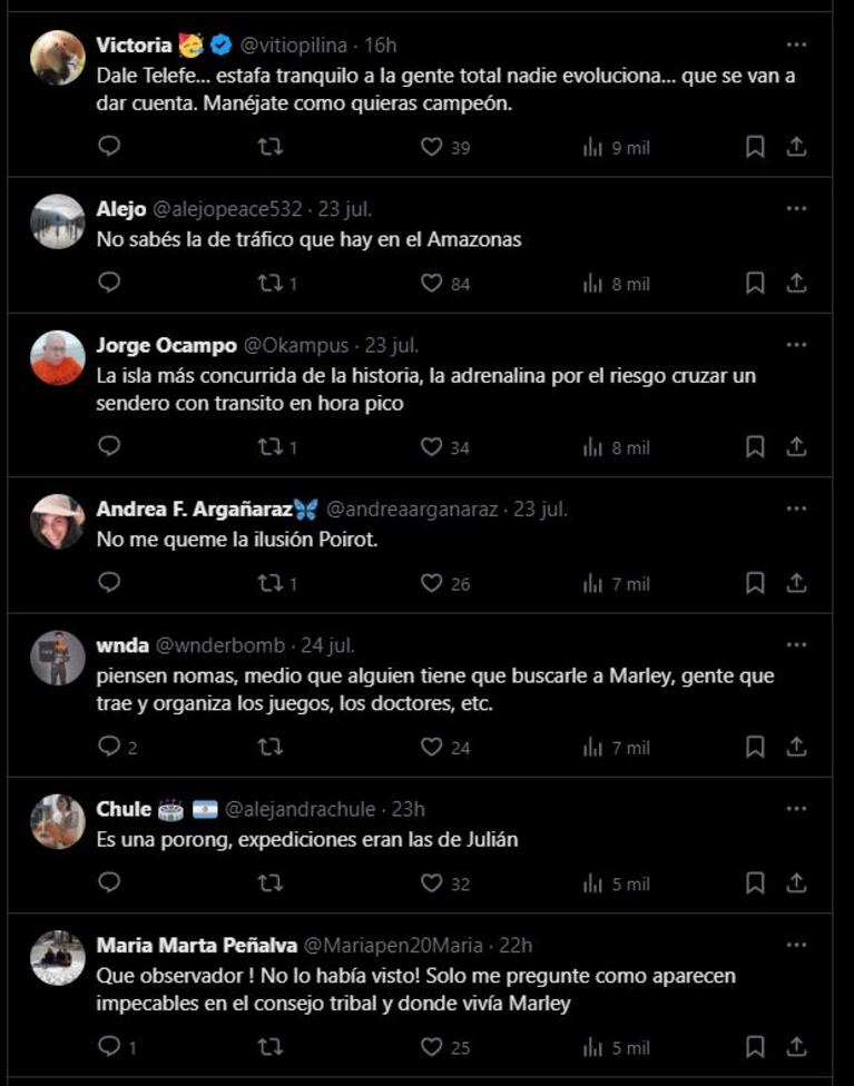 Las reacciones en las redes sociales a la revelación sobre el lugar donde se filma Survivor: expedición Robinson (Foto: Twitter / X)