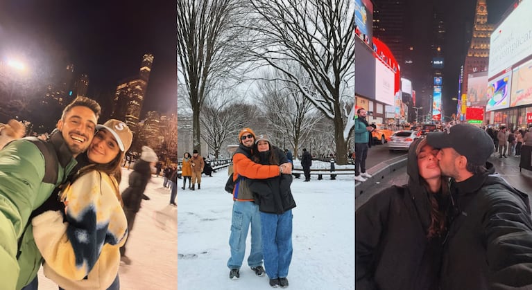 Las románticas postales de Nico Occhiato y Flor Jazmín Peña en Nueva York para cerrar el año | Créditos: Instagram @nicoocchiato @florjazminpe