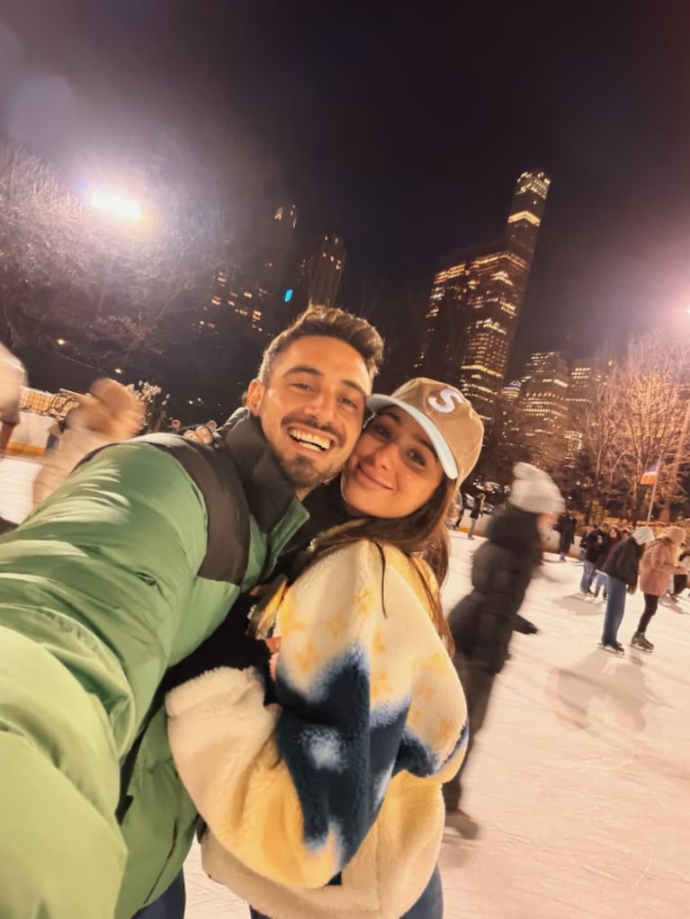 Las románticas postales de Nico Occhiato y Flor Jazmín Peña en Nueva York para cerrar el año | Créditos: Instagram @nicoocchiato @florjazminpe