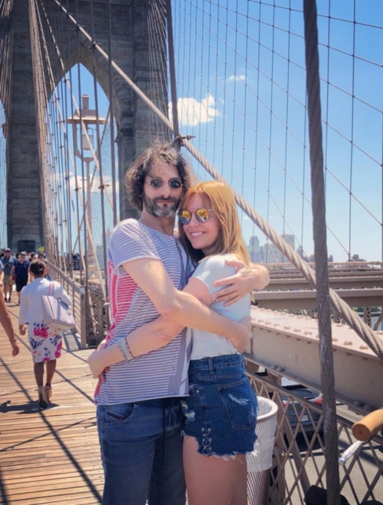 Las románticas vacaciones de Agustina Kämpfer y su novio en Nueva York: "Amor en bicicleta"