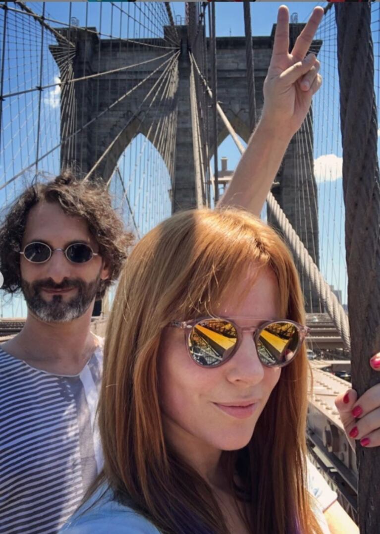 Las románticas vacaciones de Agustina Kämpfer y su novio en Nueva York: "Amor en bicicleta"