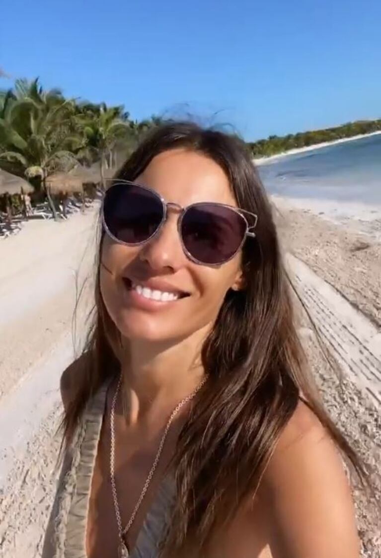 Las románticas vacaciones de Pampita y Roberto García Moritán en la Riviera Maya: mimos en el hotel y playa