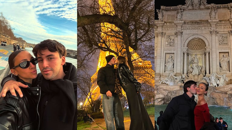 Las románticas vacaciones de Toto Otero con Camila Pardo por Europa (Fotos: Instagram)