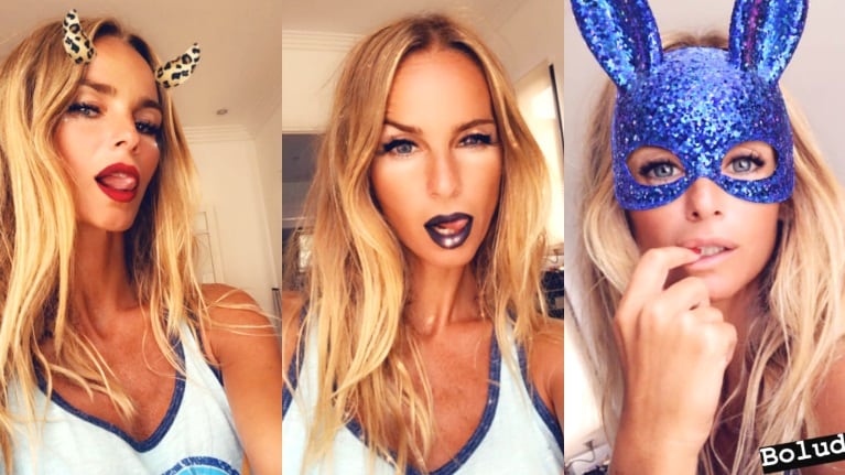 Las selfies súper sexies de Sabrina Rojas tras su separación de Luciano Castro (Fotos: Capturas de Instagram Stories)