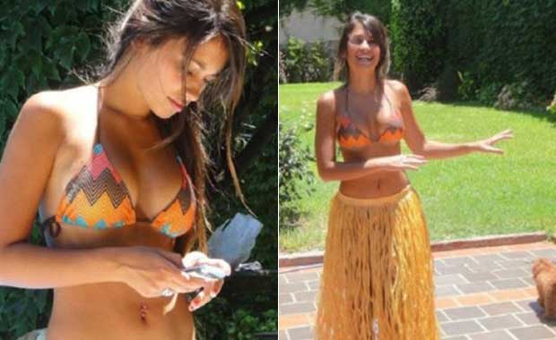 Las sensuales fotos de Antonella Roccuzzo. (Fotos: Web)