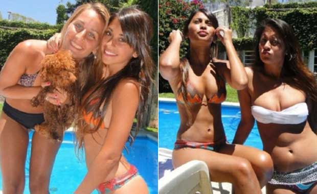 Las sensuales fotos de Antonella Roccuzzo. (Fotos: Web)