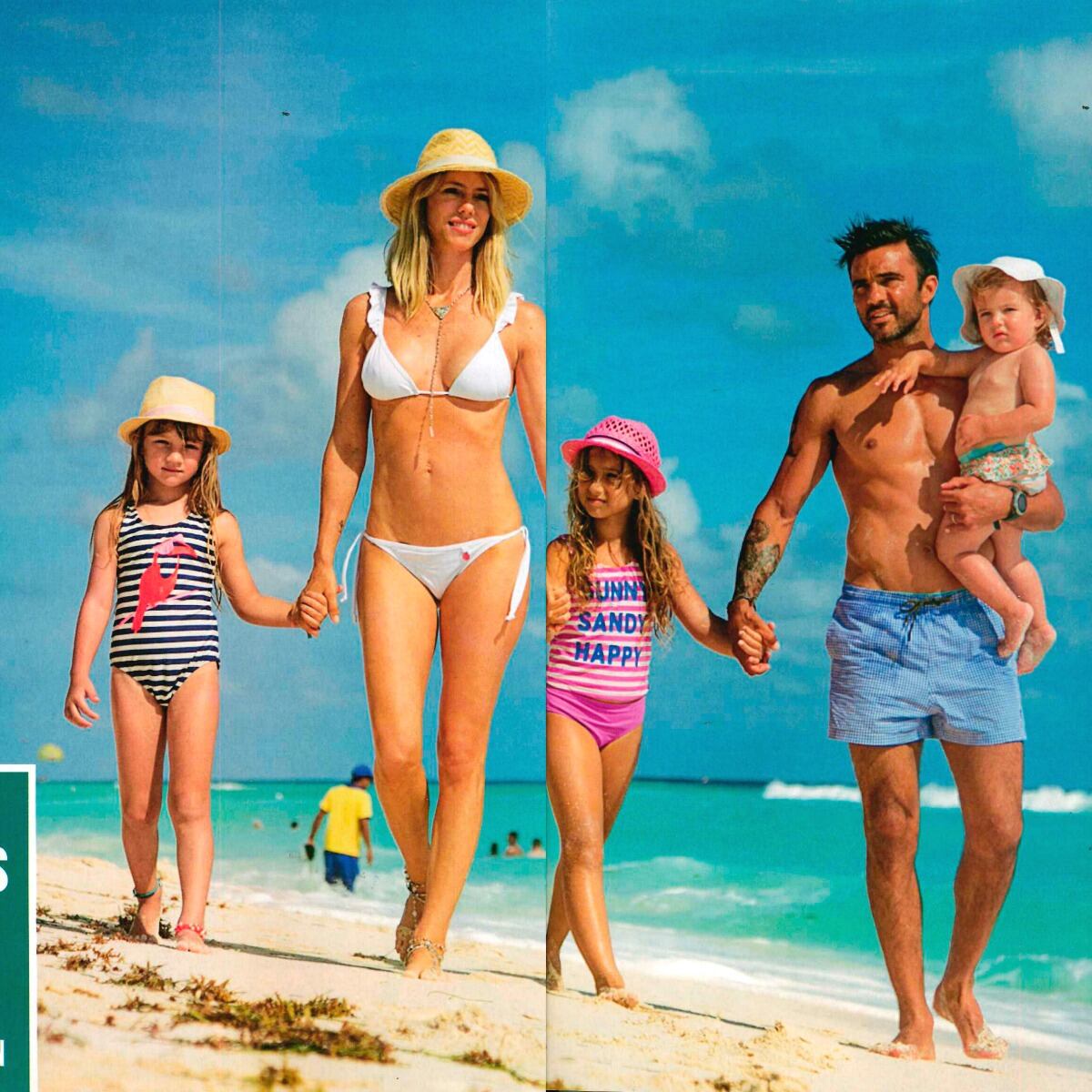 Las soñadas vacaciones en familia de Nicole Neumann y Fabián Cubero en Cancún. Foto: Caras