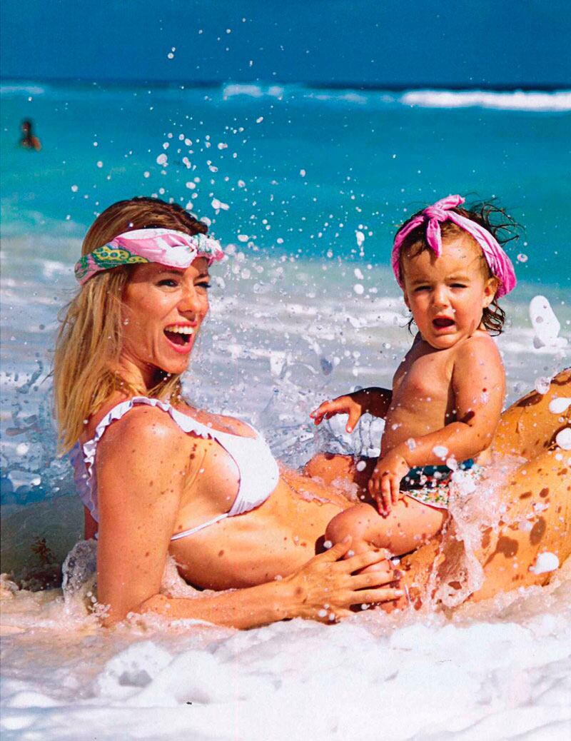 Las soñadas vacaciones en familia de Nicole Neumann y Fabián Cubero en Cancún. Foto: Caras