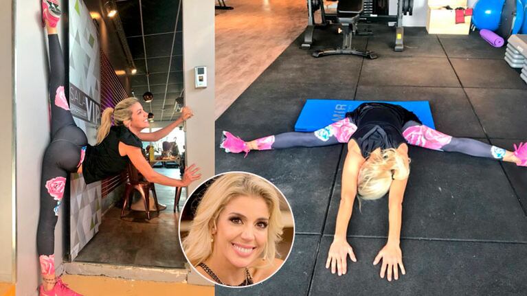 Las sorprendentes fotos de Virginia Gallardo elongando