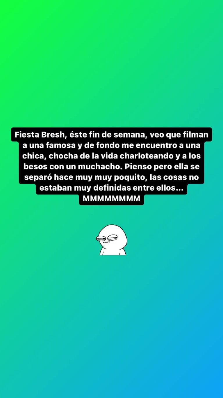 Las stories sobre el nuevo litigio entre el Kun Aguero y Sofía Calzetti (Fotos: Instagram)