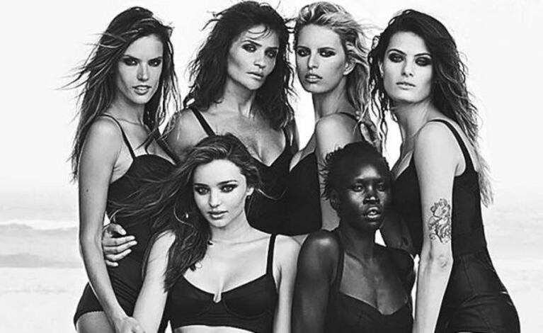 Las supermodelos más sexies en el 50º calendario Pirelli (Foto: Instagram).