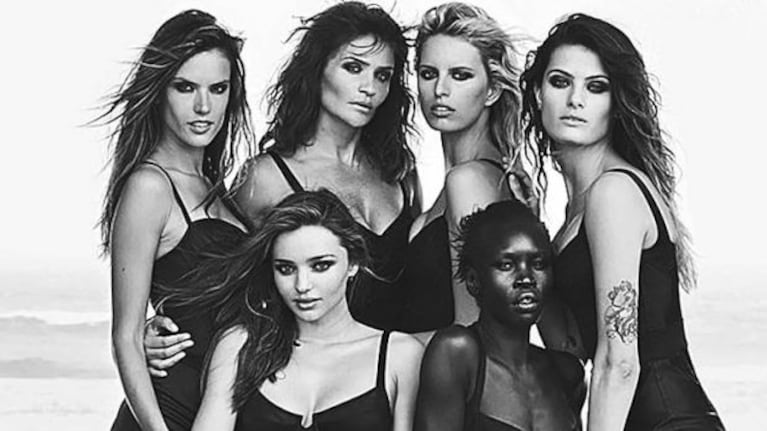 Las supermodelos más sexies en el 50º calendario Pirelli (Foto: Instagram).