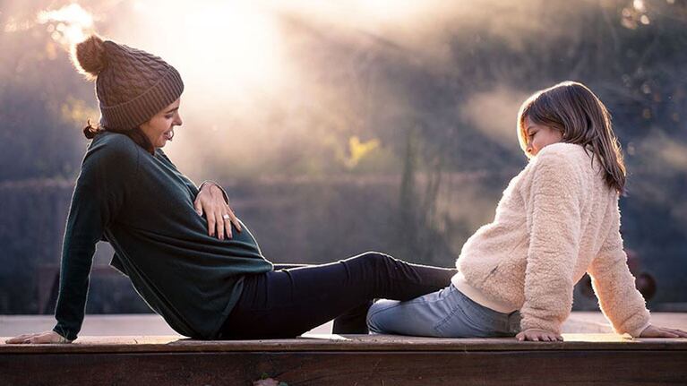 Las tiernas fotos con las que Agustina Cherri reveló el sexo de su bebé: Mi maestra en la maternidad es Muna y...