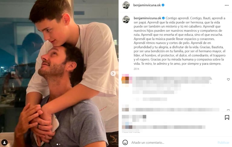 Las tiernas fotos de Pampita y Benjamín Vicuña en el cumple de Bautista con todos sus hijos juntos