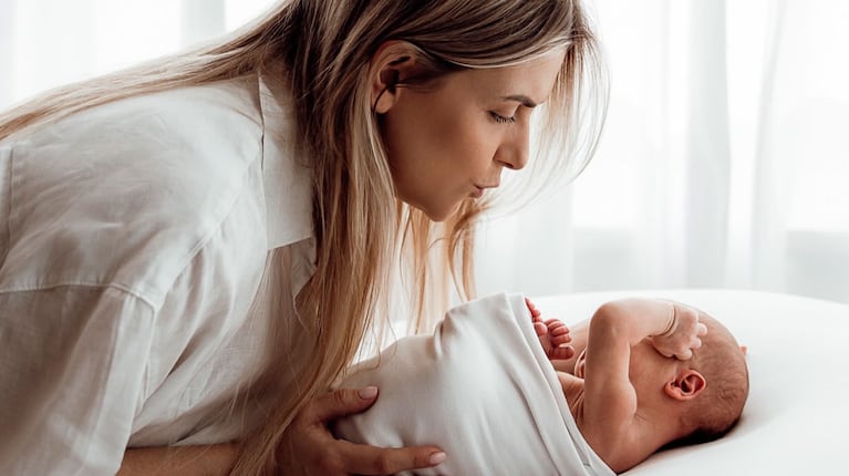Las tiernas fotos de Sofía Aldrey con su hijo recién nacido (Foto de Instagram)