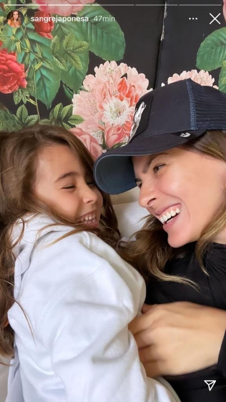 Las tiernas fotos del reencuentro de China Suárez con Rufina tras su viaje a Miami: "Mi nipona amada"