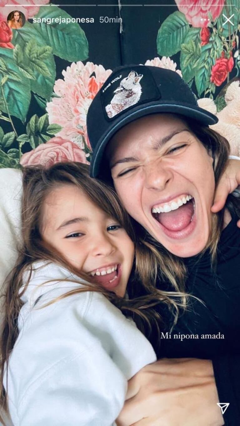 Las tiernas fotos del reencuentro de China Suárez con Rufina tras su viaje a Miami: "Mi nipona amada"