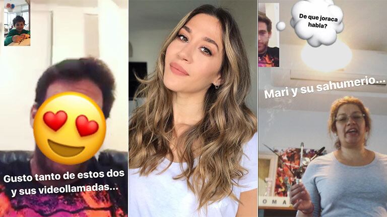 Las tiernas videollamadas entre Del Potro y Morrison que enamoran aún más a Jimena Barón (Foto: Instagram)