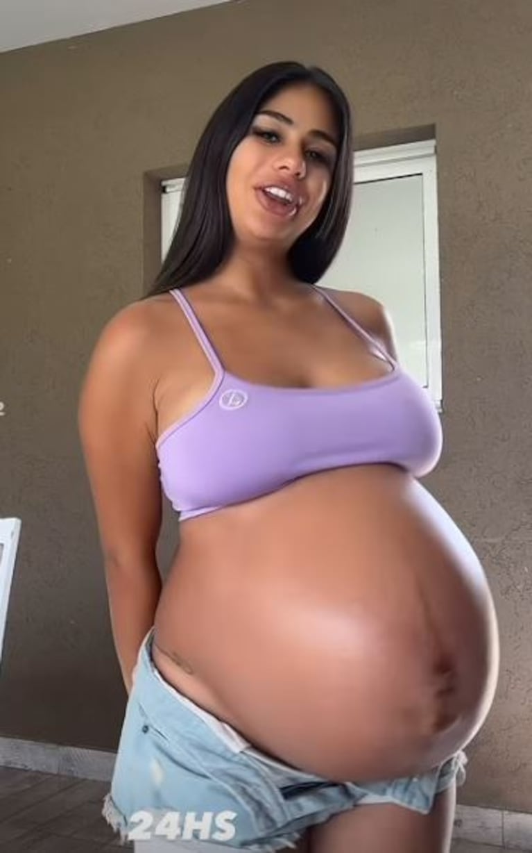 Las últimas imágenes de Daniela Celis luciendo su enorme panza de embarazada: “Muchas emociones juntas”