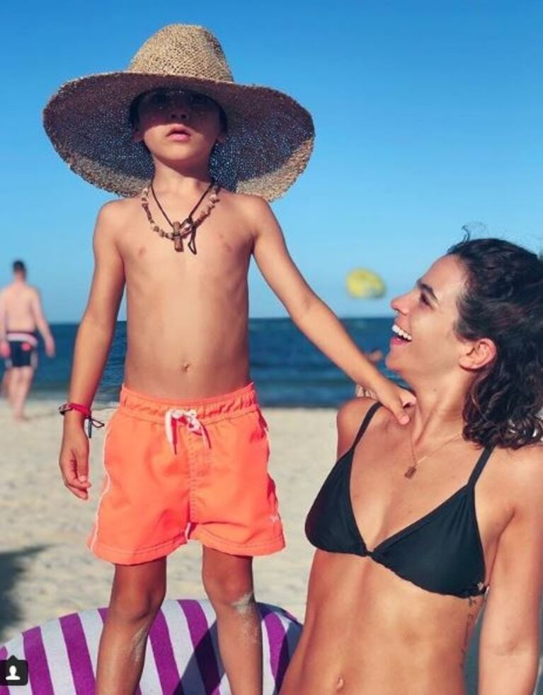 Las vacaciones de Agustina Cherri con sus hijos y su novio en República Dominicana: "Cuando llegás al paraíso"