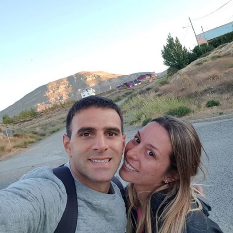 Las vacaciones de Barby Reali con su novio, Leandro Diaco, por el sur: "Maravillas argentinas a sólo un paso mío"