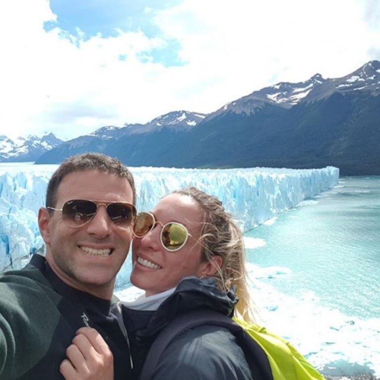 Las vacaciones de Barby Reali con su novio, Leandro Diaco, por el sur: "Maravillas argentinas a sólo un paso mío"