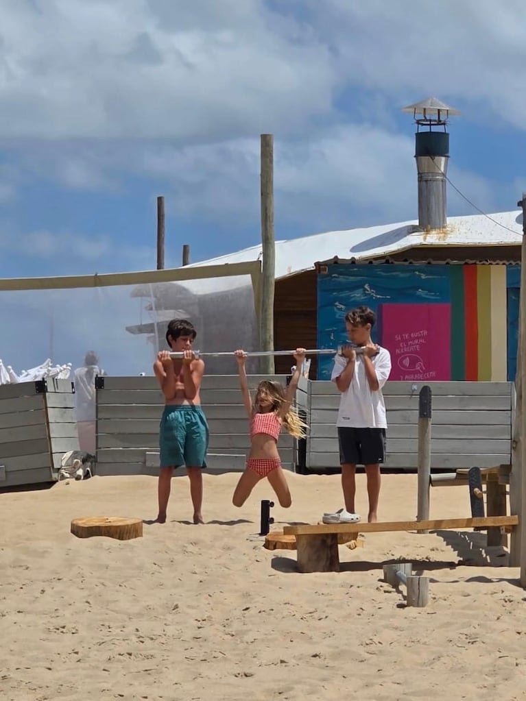 Las vacaciones de Benjamín Vicuña y sus hijos. Foto: Instagram benjaminvicuna.ok